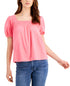 Tommy Hilfiger Puffed Sleeve Square Neck Top